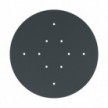 Rosace XXL Rose-One rond de 400 mm de diamètre avec 10 trous et 4 trous latéraux