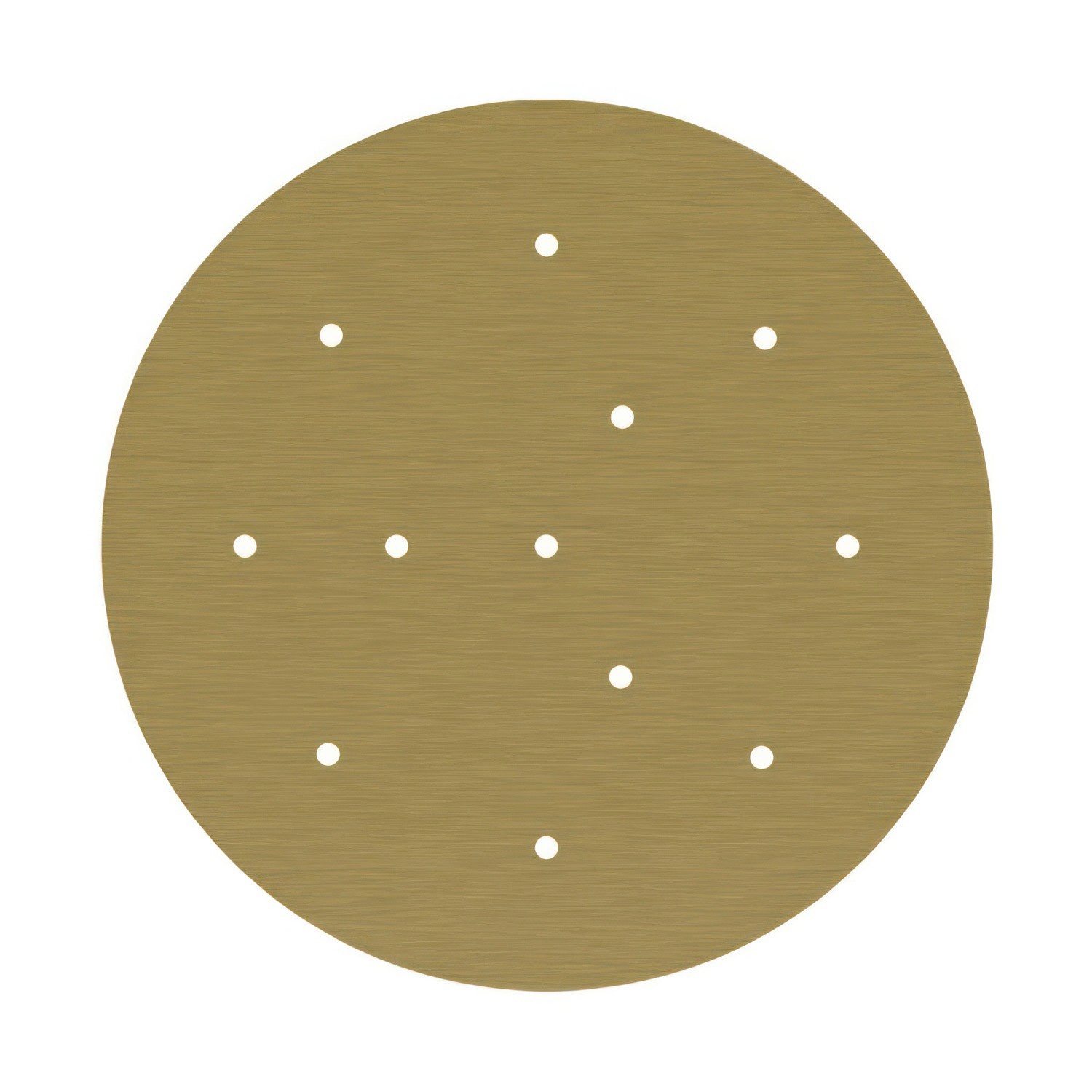 Rosace XXL Rose-One rond de 400 mm de diamètre avec 12 trous et 4 trous latéraux