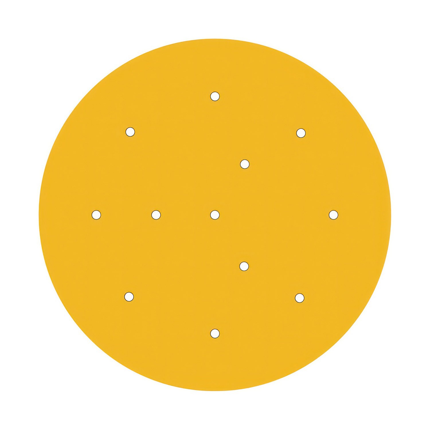 Rosace XXL Rose-One rond de 400 mm de diamètre avec 12 trous et 4 trous latéraux