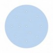 Rosace XXL Rose-One rond de 400 mm de diamètre avec 12 trous et 4 trous latéraux