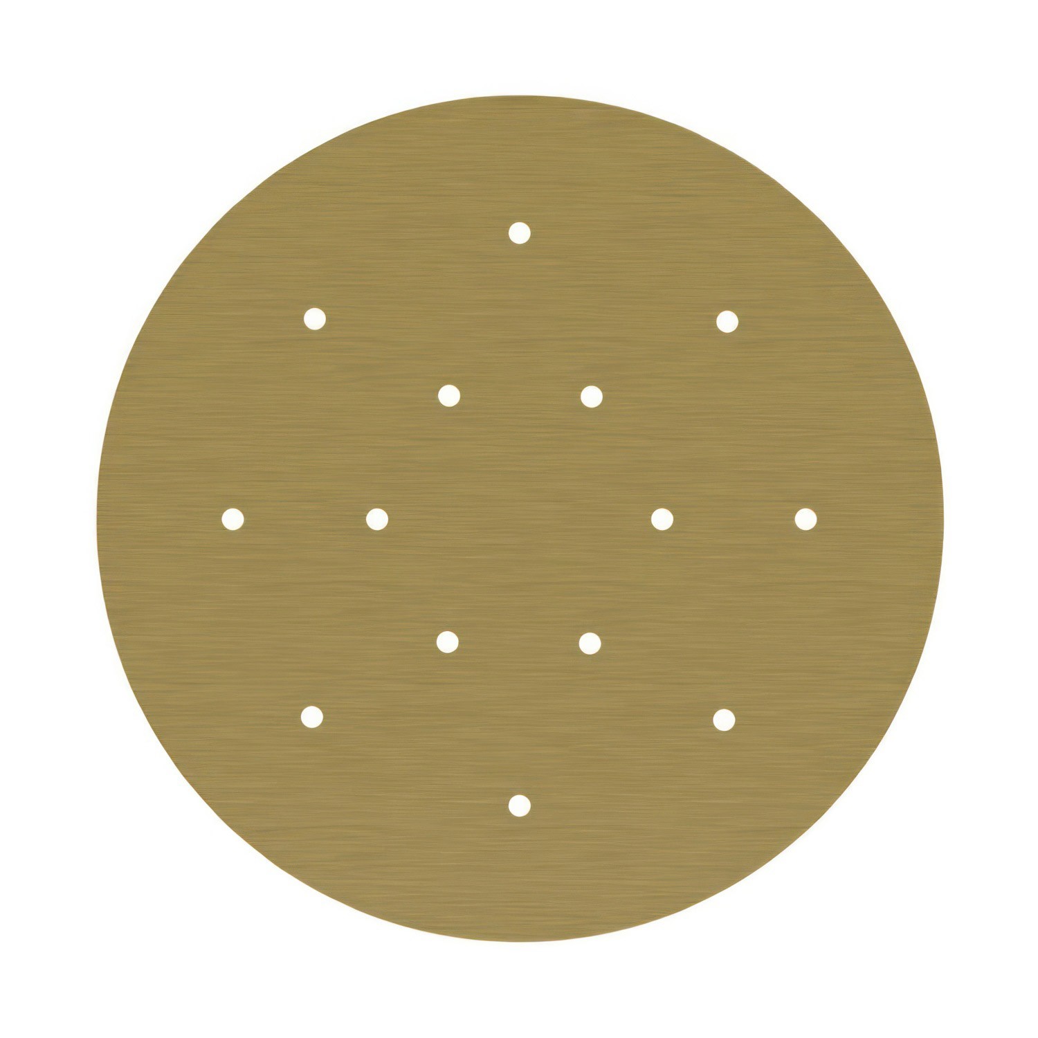 Rosace XXL Rose-One rond de 400 mm de diamètre avec 14 trous et 4 trous latéraux
