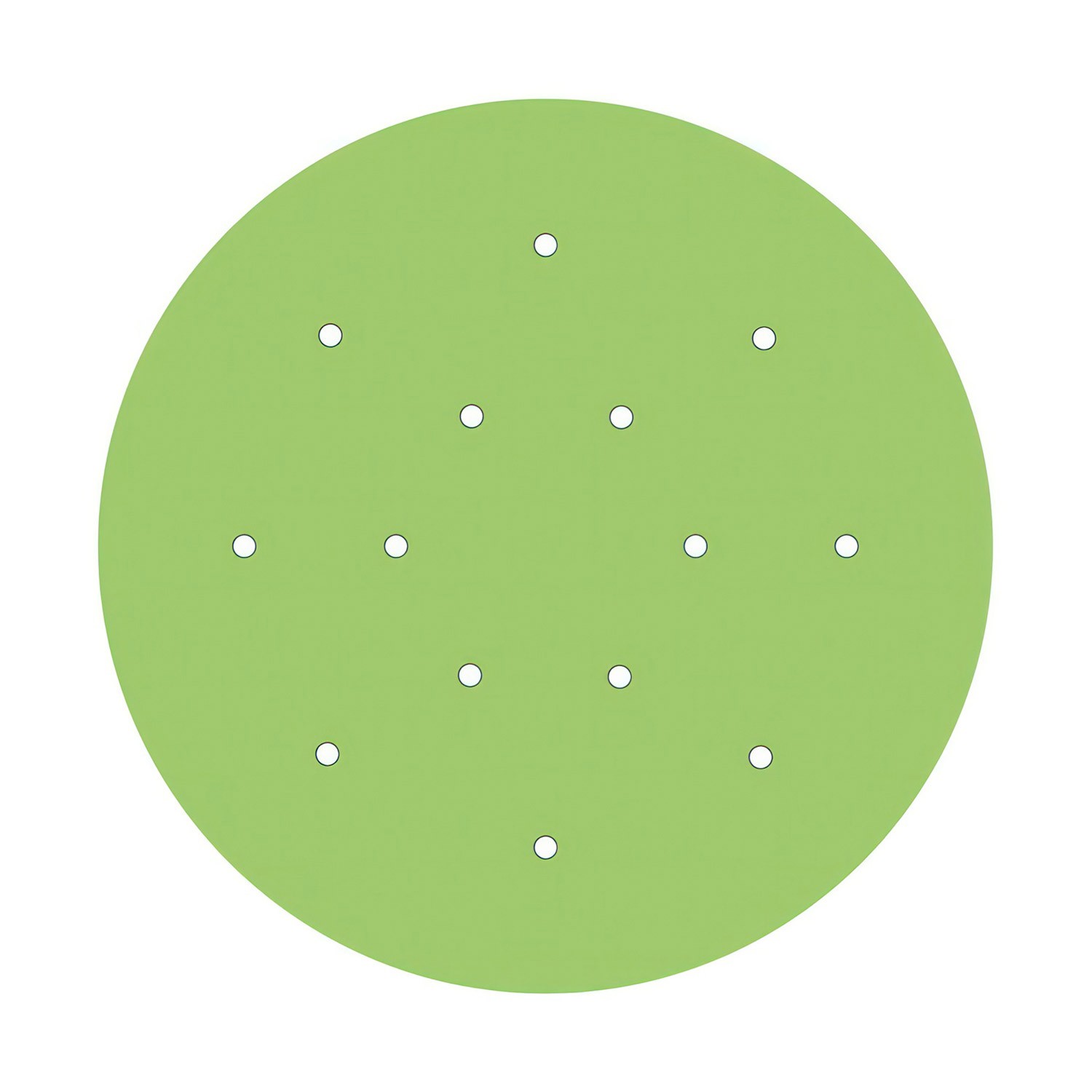 Rosace XXL Rose-One rond de 400 mm de diamètre avec 14 trous et 4 trous latéraux
