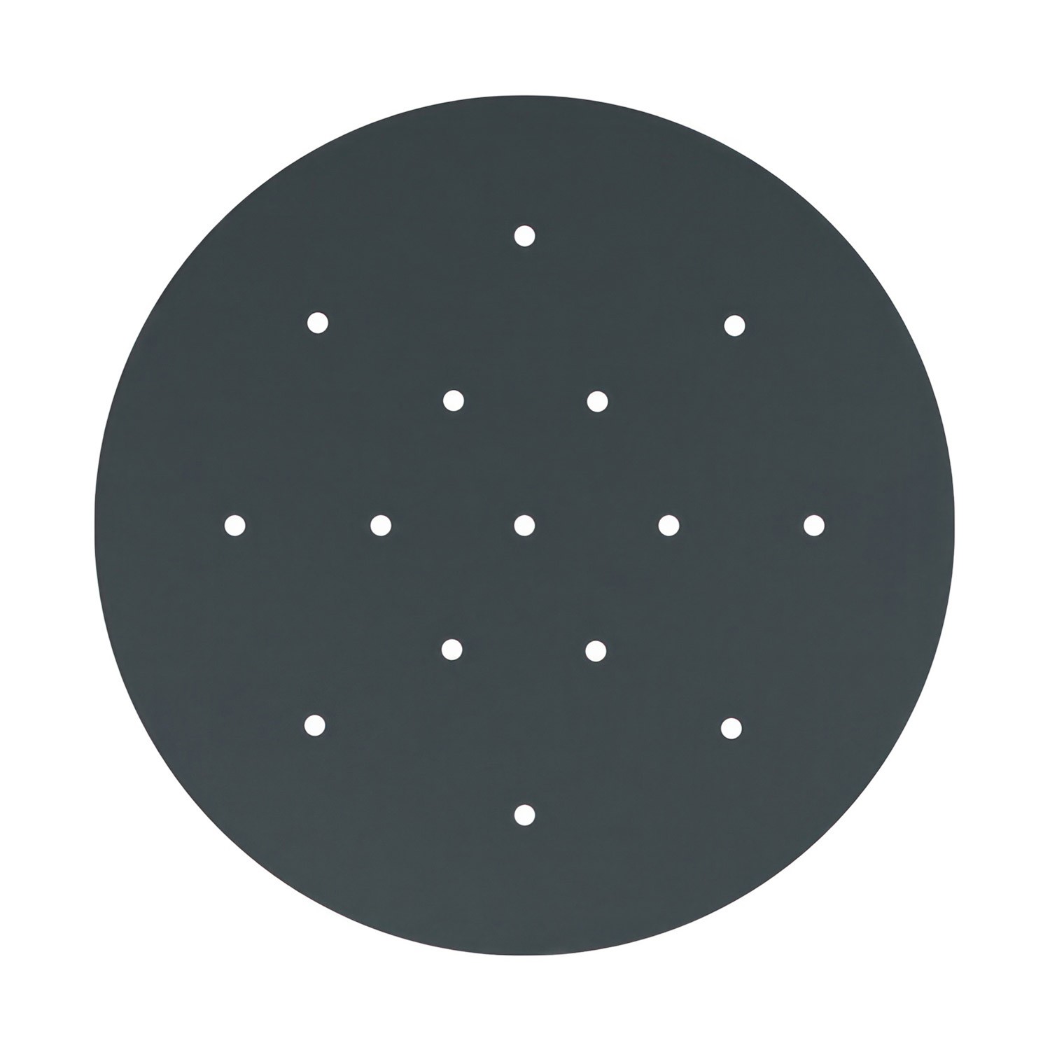 Rosace XXL Rose-One rond de 400 mm de diamètre avec 15 trous et 4 trous latéraux