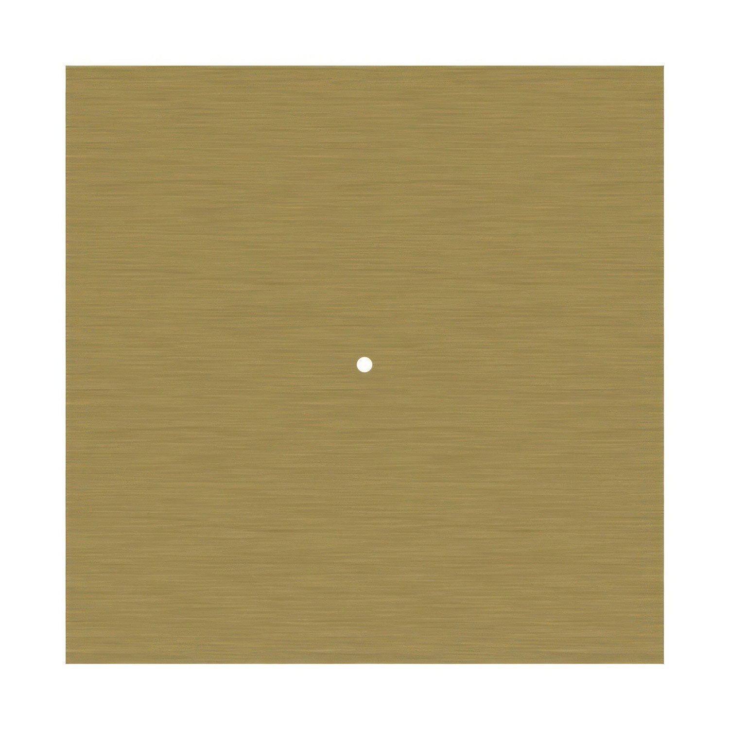 Rosace XXL Rose-One carré de 400 mm avec 1 trou et 4 trous latéraux