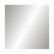 Rosace XXL Rose-One carré de 400 mm avec 1 trou et 4 trous latéraux