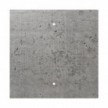 Quadratisches XXL 2-Loch und 4 Seitenlöchern Lampenbaldachin, Rose-One-Abdeckung, 400 mm