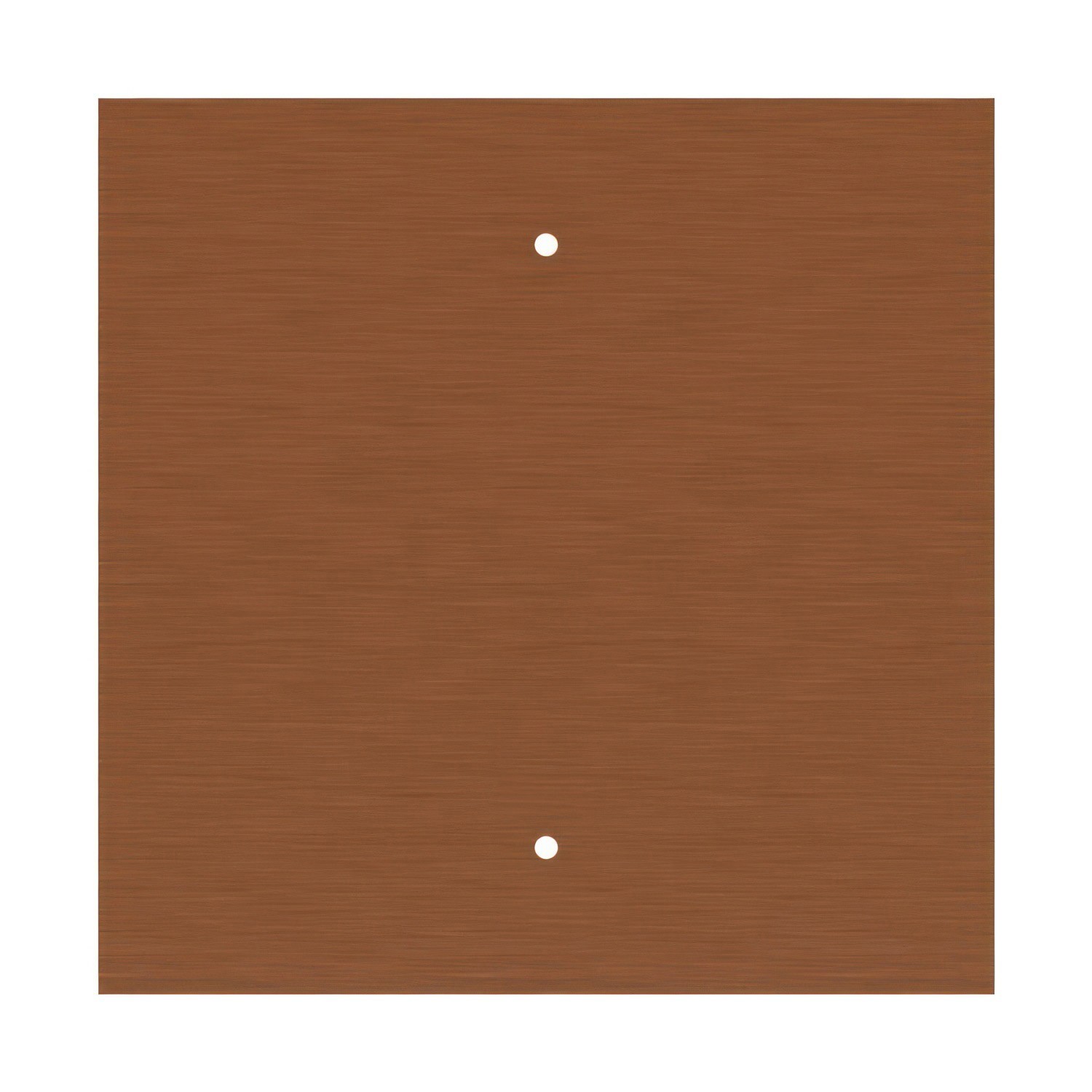 Quadratisches XXL 2-Loch und 4 Seitenlöchern Lampenbaldachin, Rose-One-Abdeckung, 400 mm