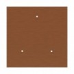 Quadratisches XXL 3-Loch und 4 Seitenlöchern Lampenbaldachin, Rose-One-Abdeckung, 400 mm