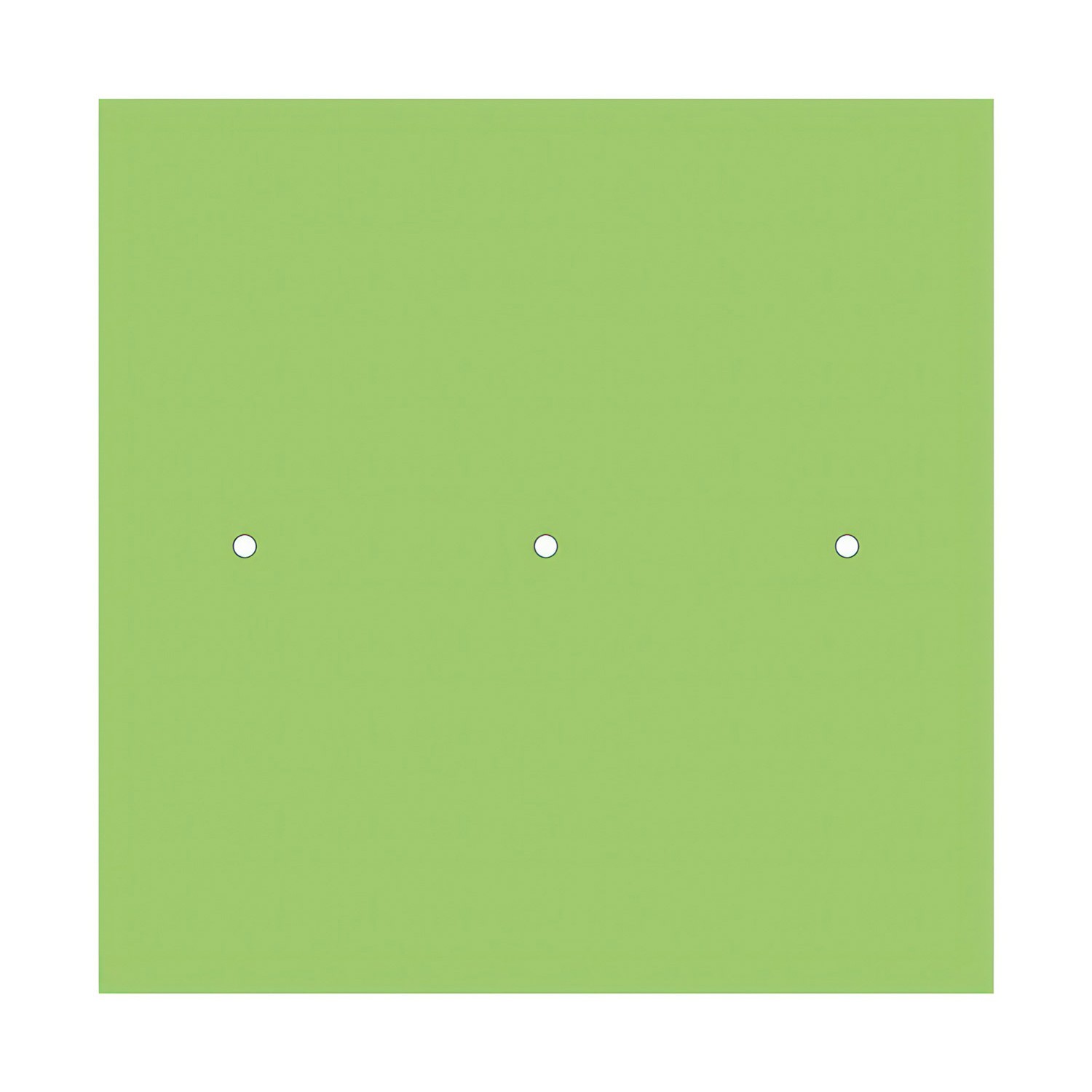 Quadratisches XXL 3-Loch und 4 Seitenlöchern Lampenbaldachin, Rose-One-Abdeckung, 400 mm
