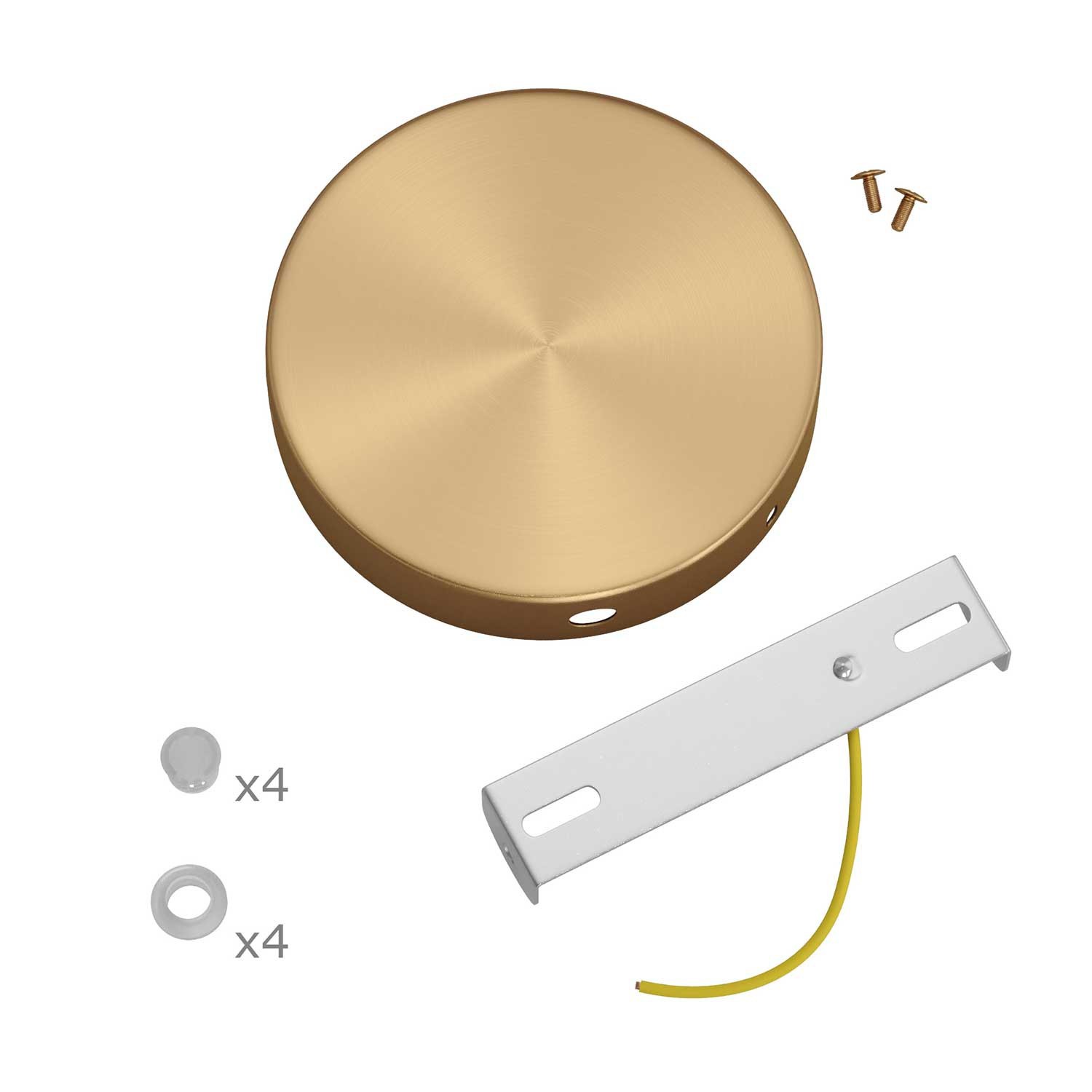 Zylindrischer 4-Seitenloch-Lampenbaldachin Kit aus Metall (Anschlusssystem)