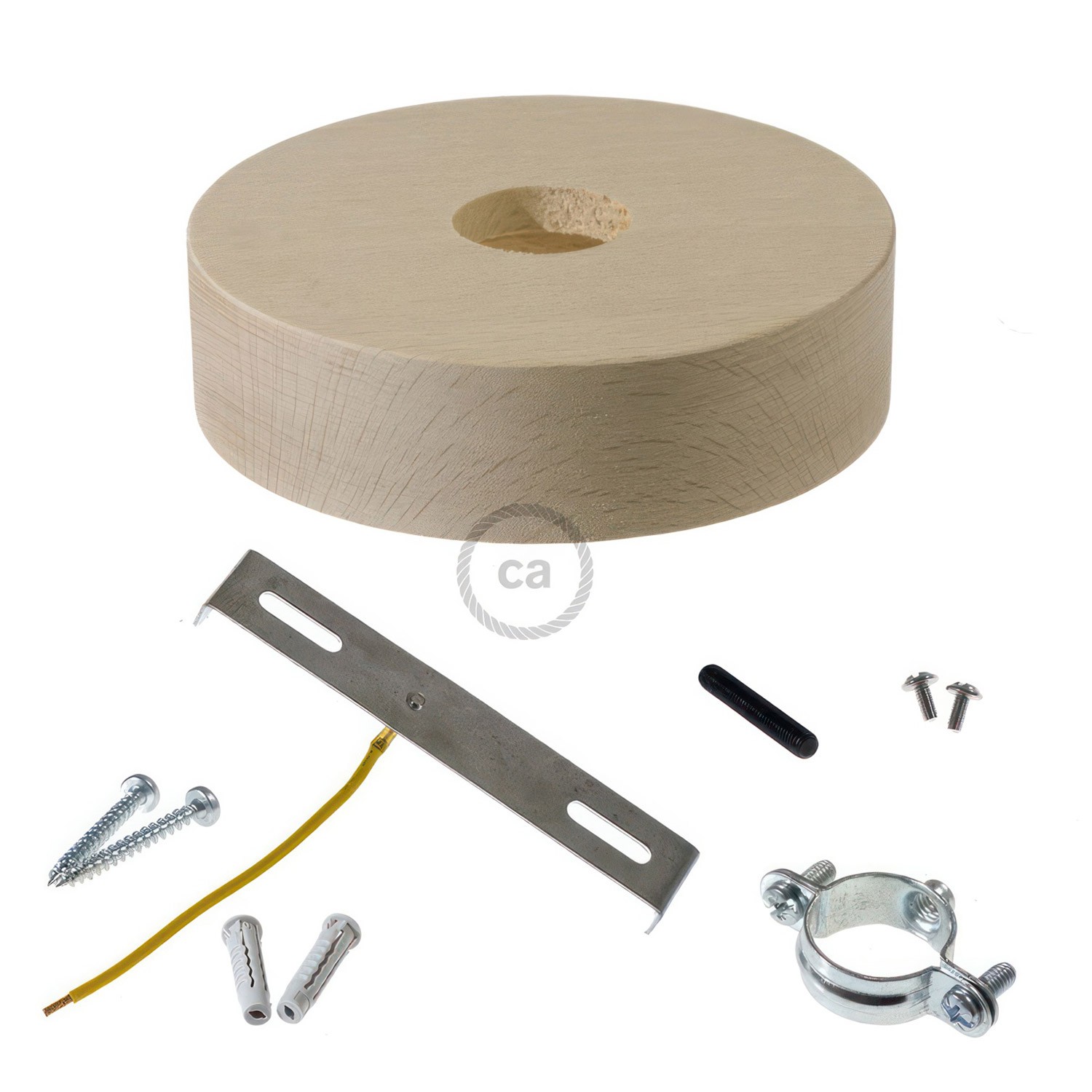 Kit rosace en bois pour corde 3XL