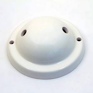 2-Loch-Lampenbaldachin Kit aus Keramik