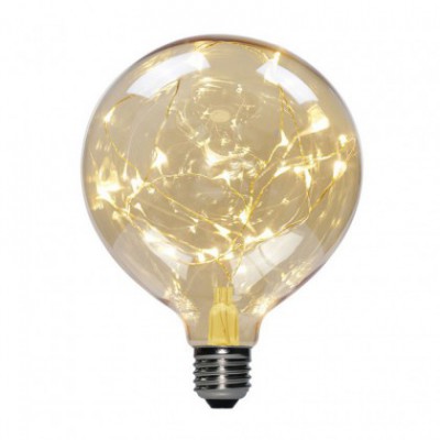 Ampoule LED Globo G125 - Mille Lumières Or – 1,5W E27 2000K