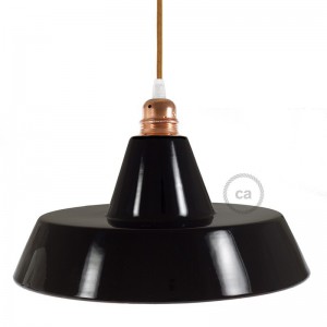 Industrie-Lampenschirm aus Keramik zum Aufhängen - Made in Italy