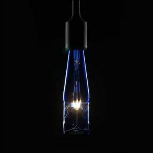 LED-Glühbirne Bierflasche blau 3.5W E27 dimmbar 3600K