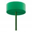 Lampada a sospensione con cavo tessile e finiture in silicone - Made in Italy