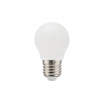 Dekorative G45 Miniglobe LED-Glühbirne Milky 4,5W E27 dimmbar 2700K