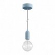 EIVA PASTEL Suspension d'extérieur avec 1,5m câble textile, rosace et douille en silicone étanche IP65