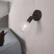 Fermaluce Metallo 90°, punto luce orientabile da parete o soffitto