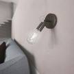 Fermaluce Metallo 90°, punto luce orientabile da parete o soffitto