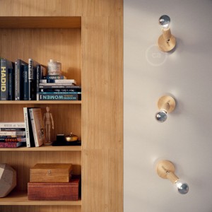 Fermaluce Wood 90°, la lumière rasante en bois naturel pour votre mur ou votre plafond
