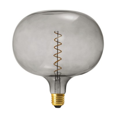 Ampoule LED XXL Cobble ligne Pastel Grey filament en spirale 4W E27 Dimmable 2100K