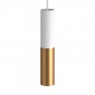 Tub E14, doppeltes Metallrohr für Punktstrahler mit Lampenfassung und E14-Doppelringmutter