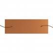 Rechteckiges XXL 2-Loch Lampenbaldachin Kit, Rose-One-Abdeckung, Abmessungen 675 x 225 mm