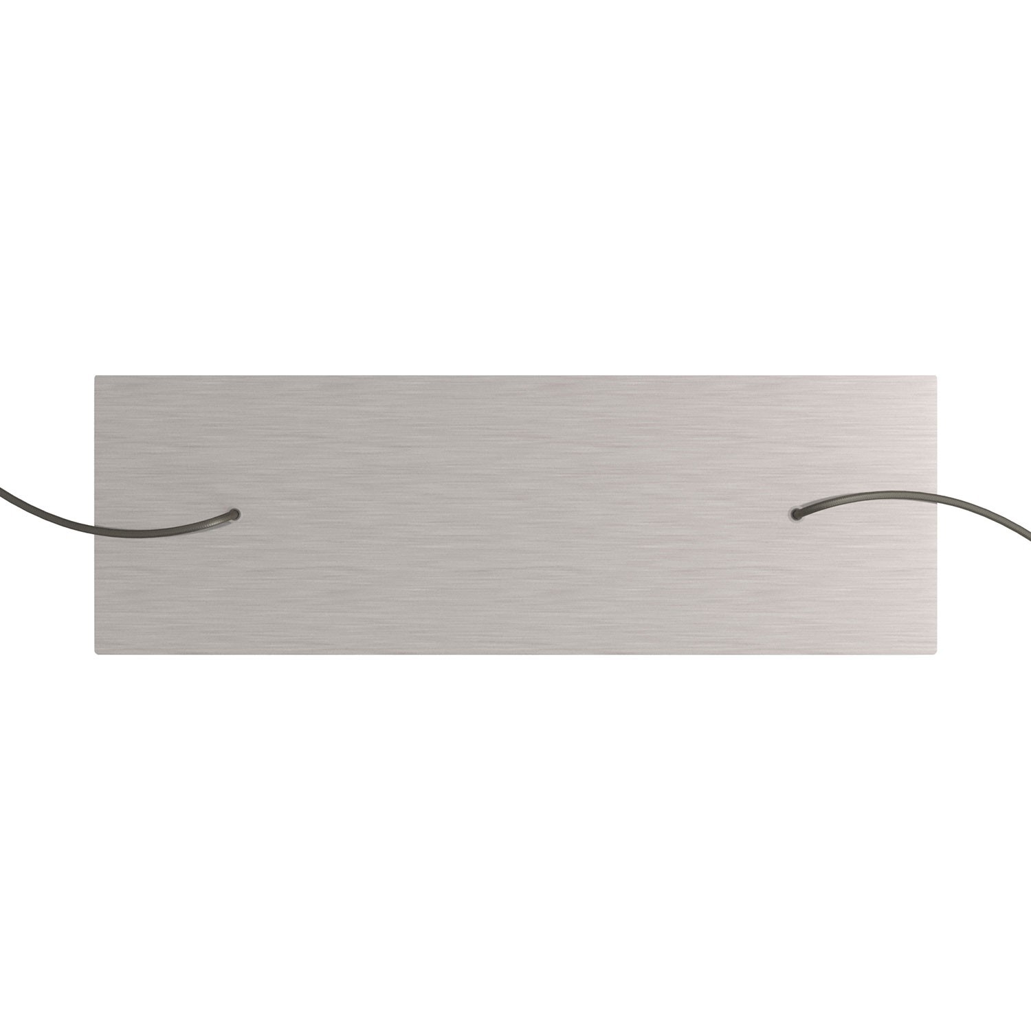 Kit rosace XXL Rose-One rectangulaire à 2 trous, dimension 675 x 225 mm
