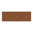 Rosone XXL Rose-One rettangolare a 3 fori in linea e 6 fori laterali, dimensioni 675 x 225 mm
