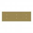 Rosone XXL Rose-One rettangolare a 6 fori e 6 fori laterali, dimensioni 675 x 225 mm