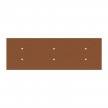 Rechteckiges XXL 6-Loch Lampenbaldachin Kit, Rose-One-Abdeckung, Abmessungen 675 x 225 mm