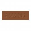 Rosone XXL Rose-One rettangolare a 14 fori e 6 fori laterali, dimensioni 675 x 225 mm