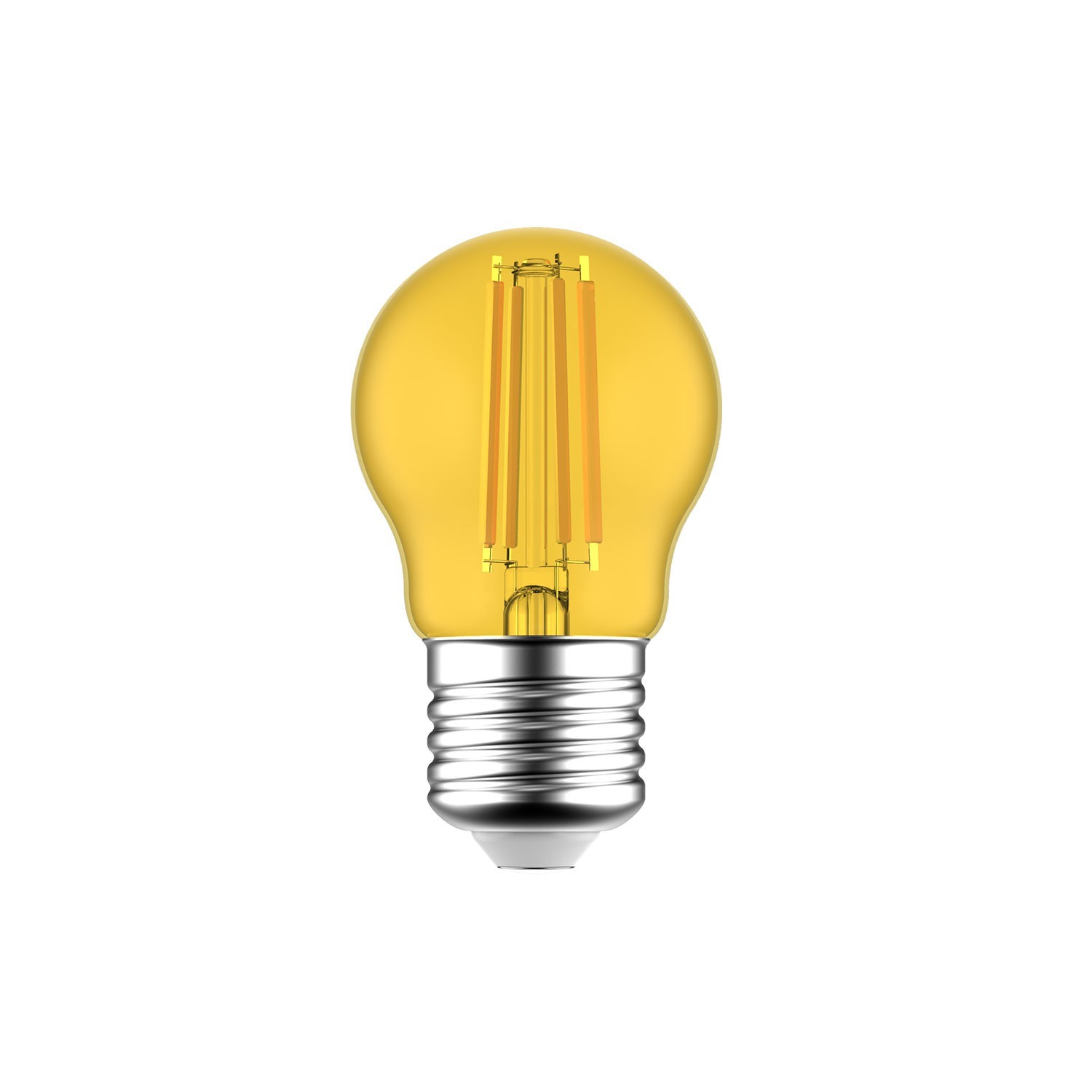 Lampadina LED Globetta G45 Decorativa Giallo 1.4W E27