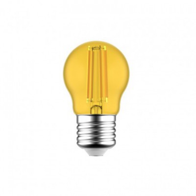 Lampadina LED Globetta G45 Decorativa Giallo 1.4W E27
