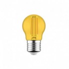 Dekorative G45 Miniglobe LED Glühbirne Gelb 1.4W E27