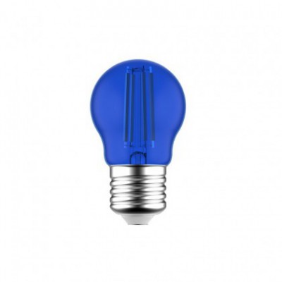 Lampadina LED Globetta G45 Decorativa Blu 1.4W E27