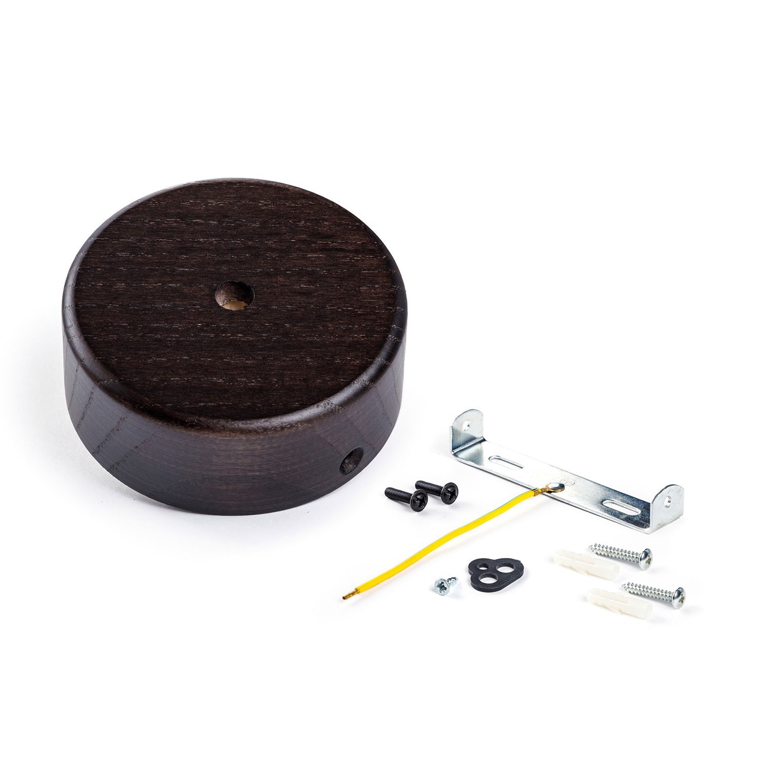 Kit Mini rosace cylindrique en bois avec 1 trou central