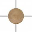 Kit Mini rosone cilindrico in legno a 4 fori laterali (scatola di derivazione)