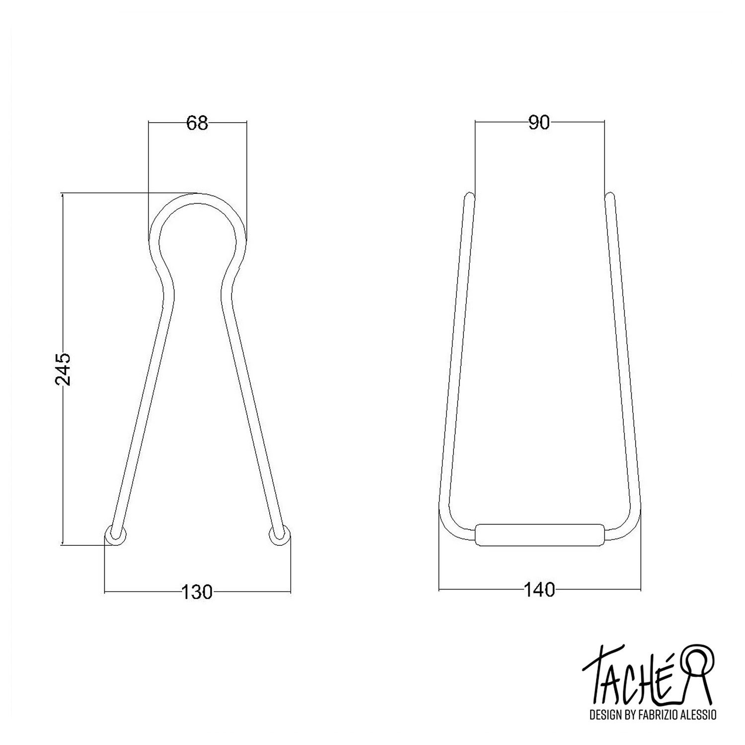 Taché, supporto per lampadina