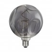 Bumbed LED Glühlampe Globe G140 smoky, Spiral Filament 5W E27, dimmbar 2000K