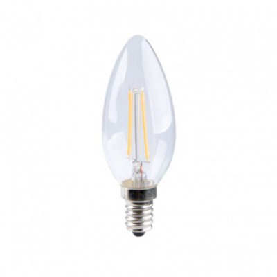 Lampadina filamento Led Oliva Clear 6W E14 2700K
