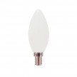 Ampoule filament Led Olive Milky 6W E14 2700K