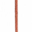 Rundes Textilkabel, Jute, einfarbig Lehm-Orange, RN27