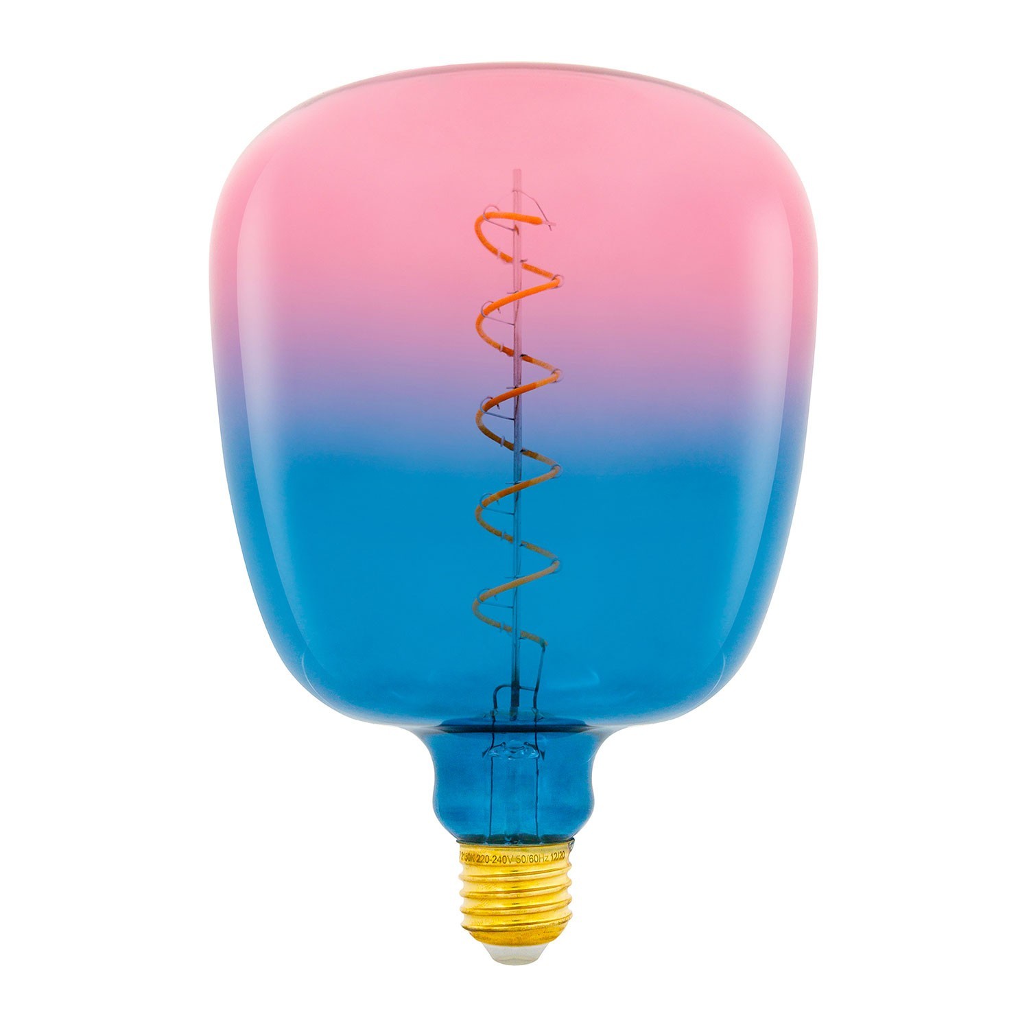 Ampoule LED XXL Bona série Pastel, couleur Rêve (Dream), filament spirale  5W E27 Dimmable 2150K
