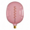 Lampadina LED XXL Egg linea Pastel Berry Red filamento a Spirale 5W E27 Dimmerabile 1800K