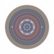 Rosace XXL Rose-One rond de 400 mm de diamètre avec 3 trous alignés et 4 trous latéraux - PROMO