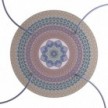 Rosace XXL Rose-One rond de 400 mm de diamètre avec 4 trous et 4 trous latéraux - PROMO