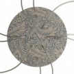 Rundes XXL 10-Loch und 4 Seitenlöchern Lampenbaldachin, Rose-One-Abdeckung, 400 mm Durchmesser- PROMO