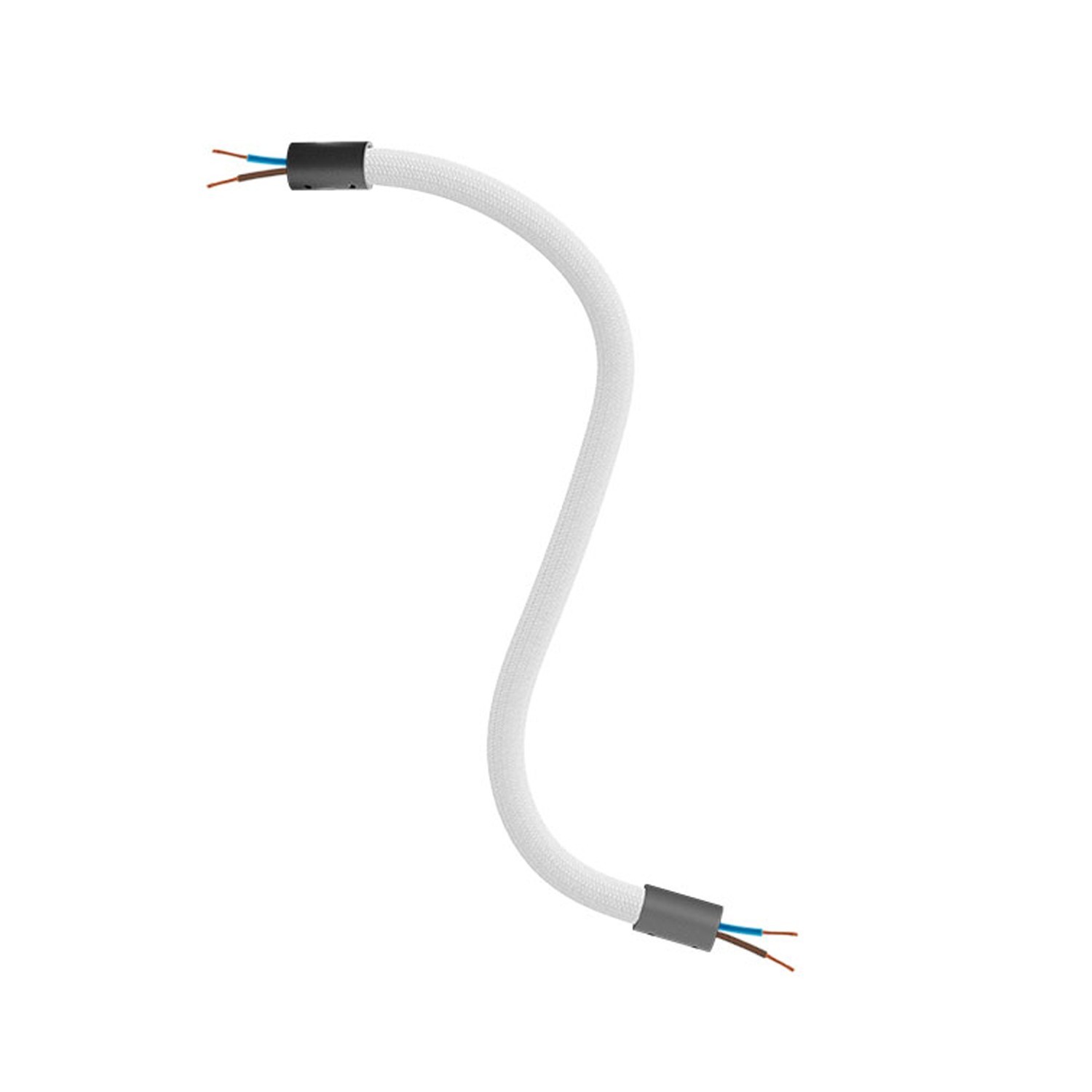 Kit Creative Flex tube flexible recouvert de tissu RM01 Blanc